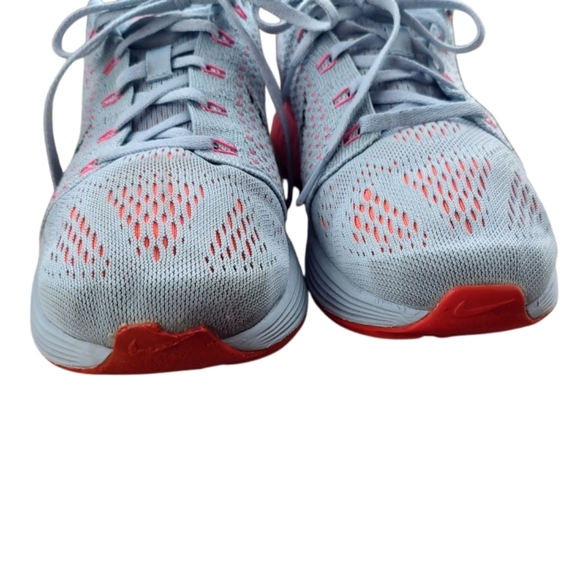 Nike Women's Lunar Glide Running Shoes - Gray and Pink - Picture 3 of 6